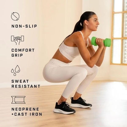 Neoprene Dumbbell 6 KG Hand Weights (1 Pair)