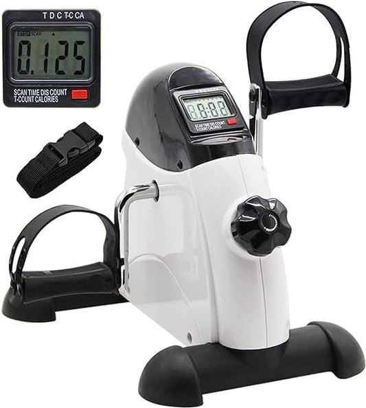 Portable Under Desk Exercise Pedal Bike for Legs & Arms