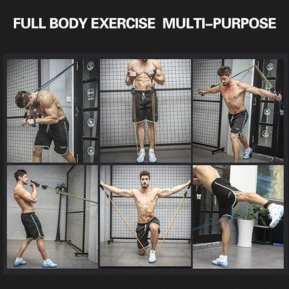 11-Piece Resistance Bands Set