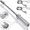84-Inch Olympic Bar - 2.2M Straight Barbell for Strength Training