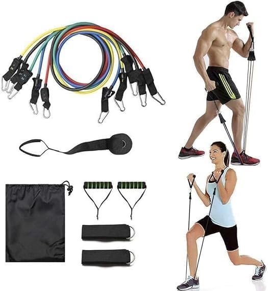 11-piece resistance bands set