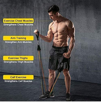 11-Piece Resistance Bands Set