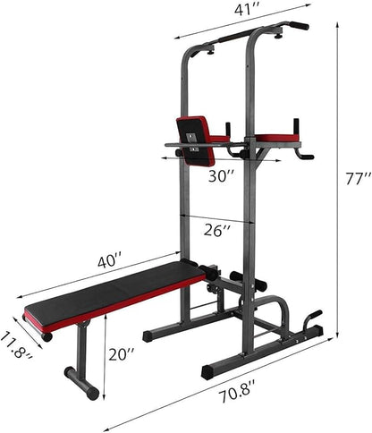 Pull-Up Frame with Bench Press