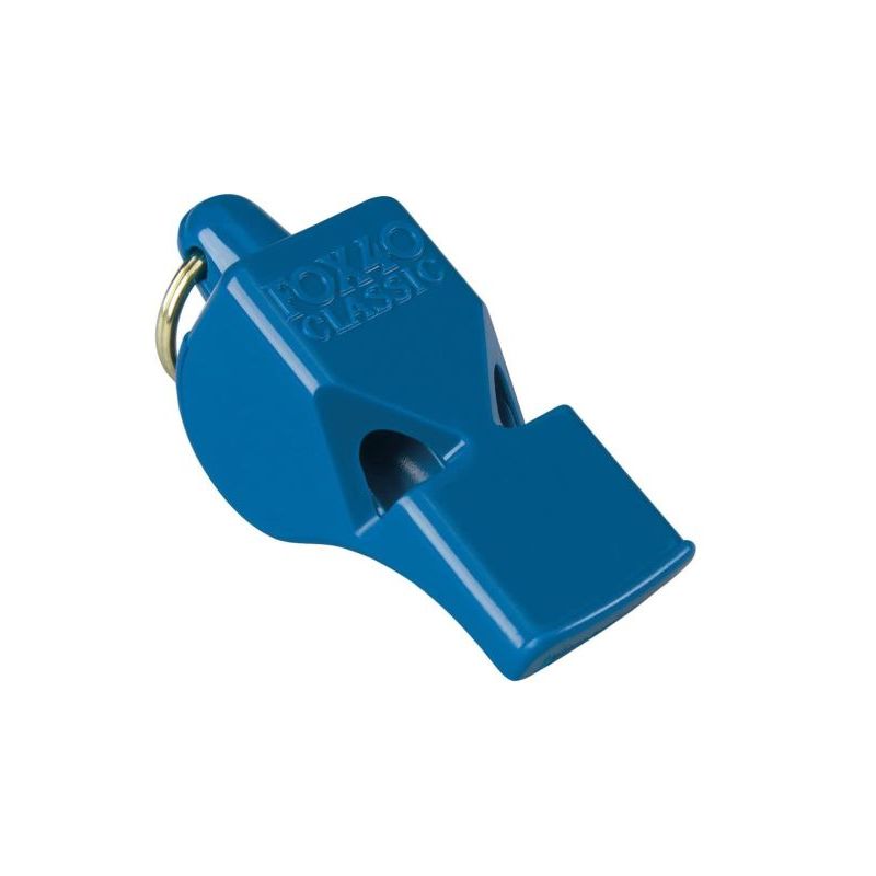 fox 40 whistle classic safety w/lanyard-blue 9903-0508