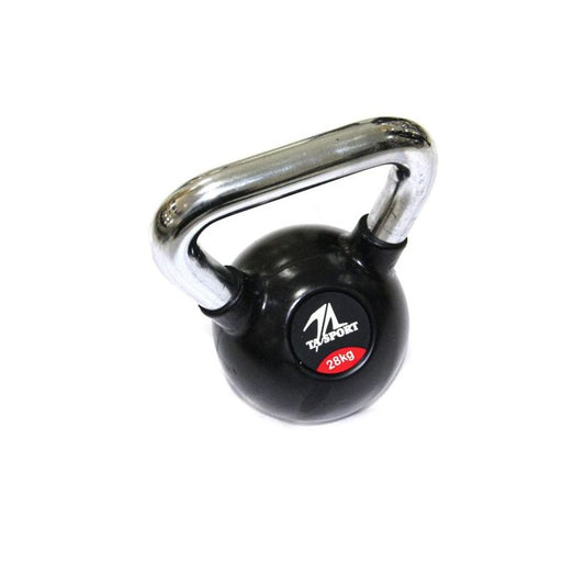 Rubber Kettlebell 28Kg Comfort Grip Wide Handle Gl1207Ata (Brand : Ta Sport)