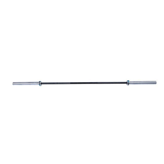 LIVEPRO Mens Comptn Weightlifting Bar Silver and Black LP8050 220Cm