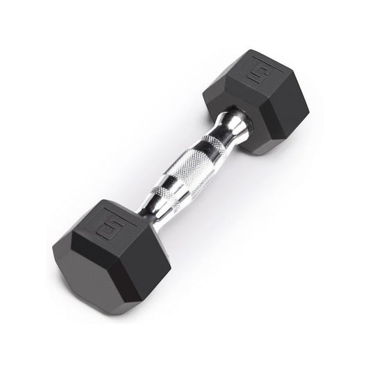 Ta Sport Db6101 Rubber Hex Dumbell 5Lbs Black