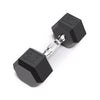 Ta Sport Db6101 Rubber Hex Dumbbell 20lbs Black
