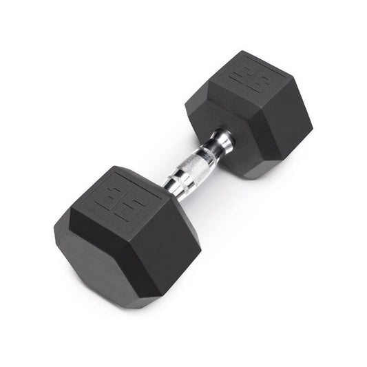 Ta Sport Db6101 Rubber Hex Dumbell 35Lbs Black
