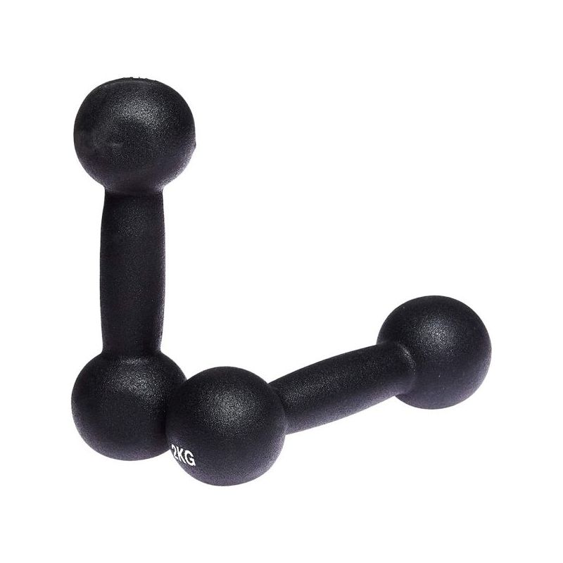 york fitness neoprene dumbell 2kg 60281