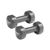 YORK Fitness Vinyl Dumbbell 4kg Gray 1676