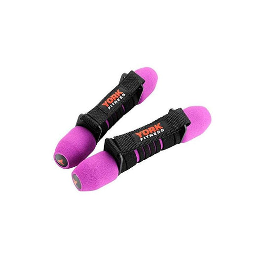 Pair Of Soft Grip Hand Weights 0.5Kg (Brand : York Fitness)