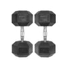 Ta Sport 54040920-101 Rubber Round Dumbbells 25kg Black