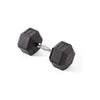 YORK Round Rubber Dumbbell 17.5kg Dzlg11