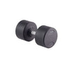 YORK Round Rubber Dumbbell 50kg Dzlg11 Black
