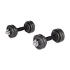 YORK Dark Grey Painted Dumbbell Set 15kg