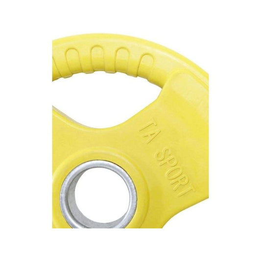 Ta Sports Weight Plate 15Kg Yellow Ta Logo