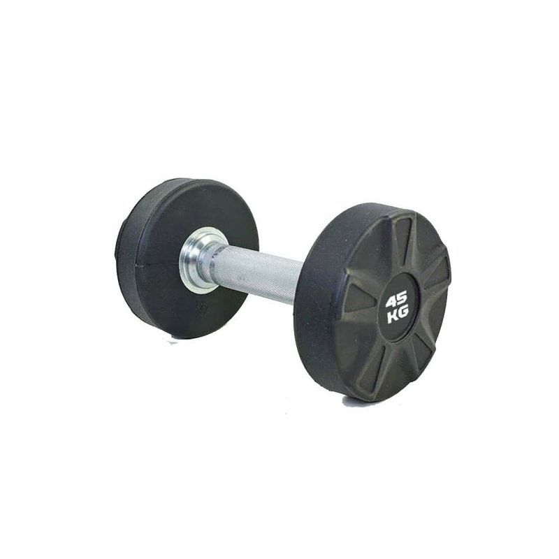 York Cpu Urethane Dumbbell Db6112 45Kg Black
