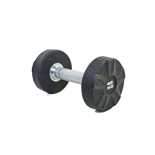 York Cpu Urethane Dumbbell Db6112 45Kg Black