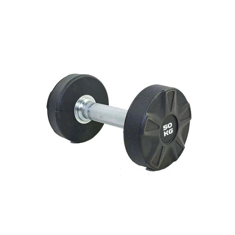 york cpu urethane dumbbell db6112 50kg black