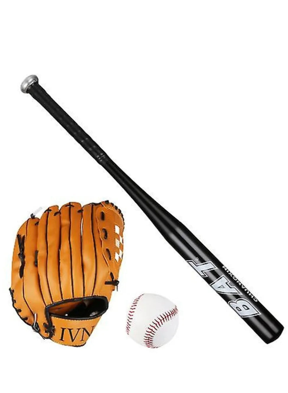 baseball bat and gloves teens baseball set with ball carry bag aluminum alloy safe and durable ideal gift choice for all player 2544 | ideal for all surfaces, kids & adults | match-ready