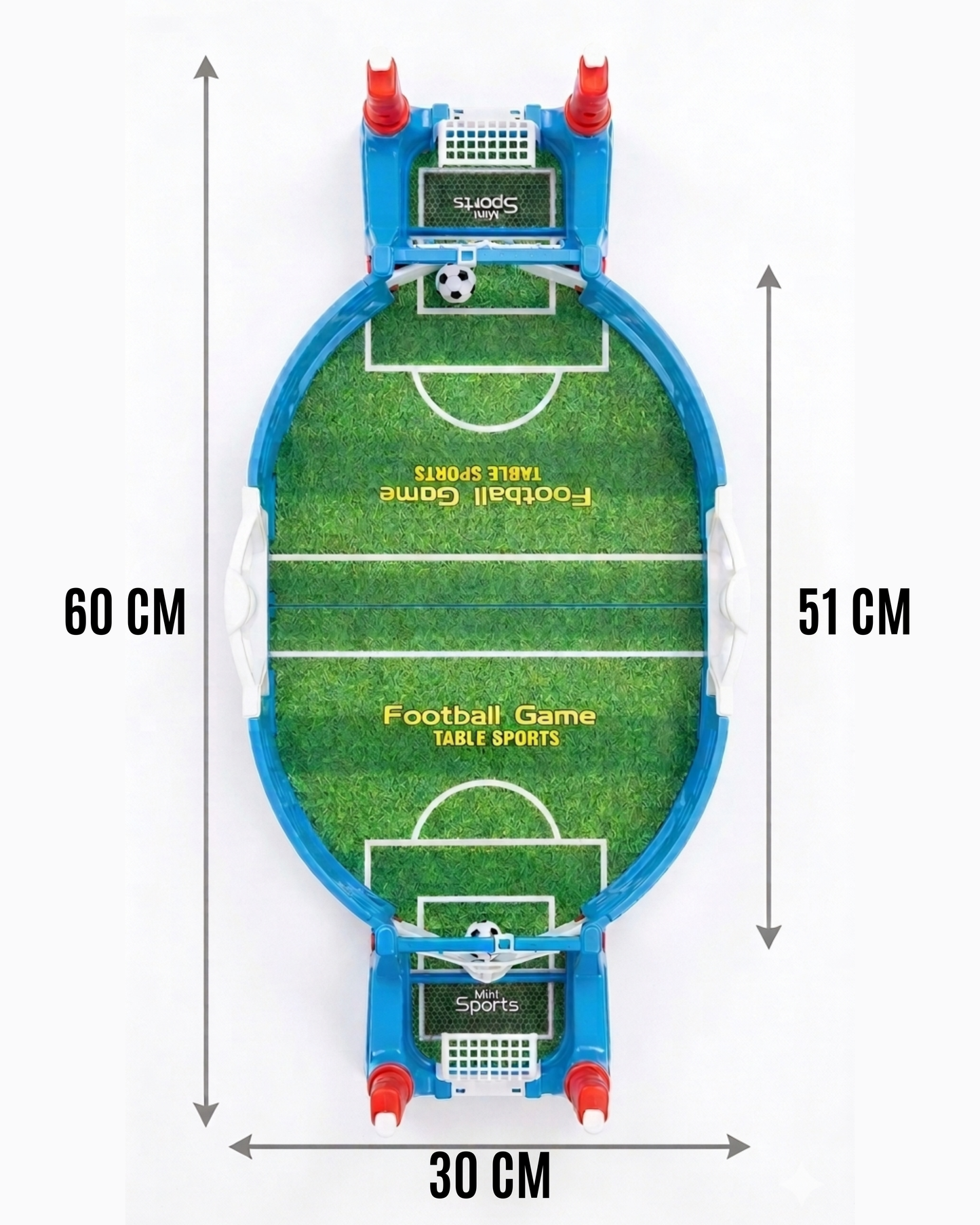 football table game set | mini soccer board game for kids & family | indoor desktop football toy with goals & ball (571018)