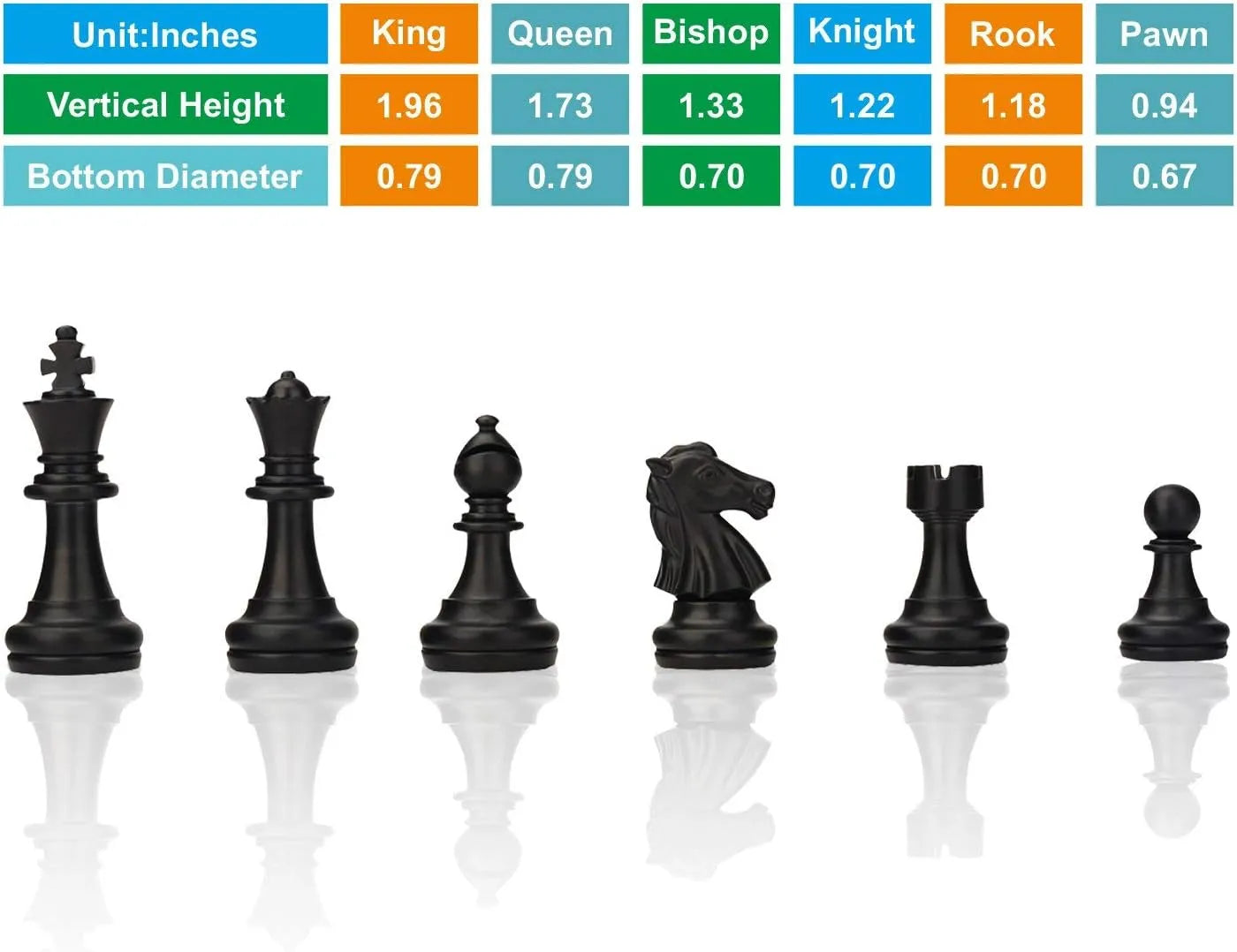 magnetic chess board set, folding travel chess game with portable storage, durable abs material | ideal for all surfaces, kids & adults | match-ready | includes pump & needle | durable & long-lasting performance
