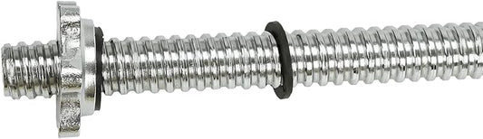 84-Inch Threaded Chrome Weight Lifting Bar