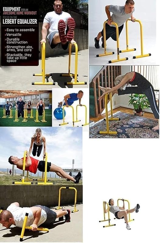 heavy-duty calisthenics dip bars - parallel bars for home gym