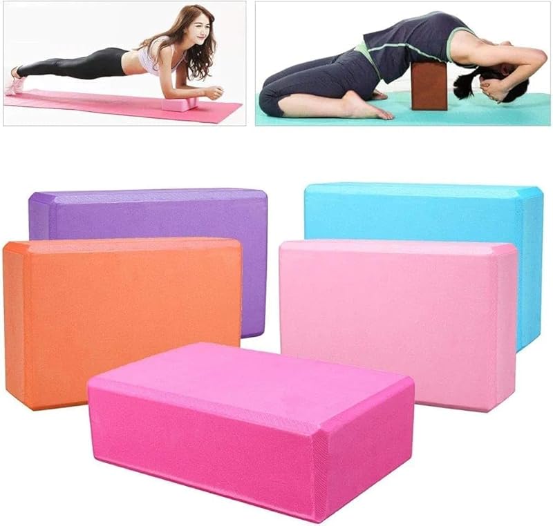 Premium Yoga Block Set (Blue)