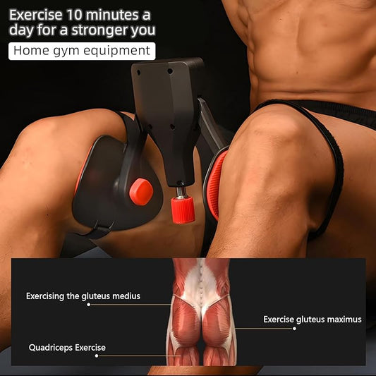 Adjustable Thigh Trainer with Digital Counter