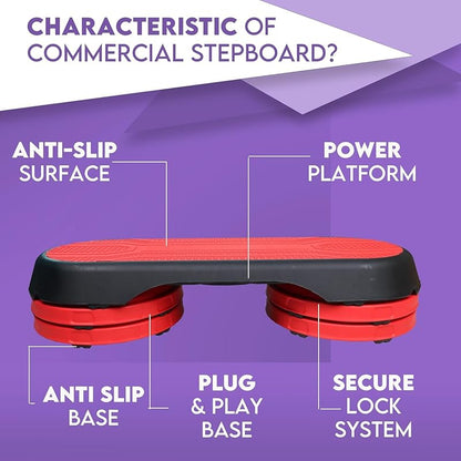 Commercial-Grade Aerobic Step Board