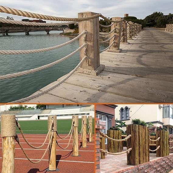 Twisted Manila Rope - 1 Inch Thick, 30 Meters