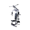 Home Gym with Weight Stack 100 lbs, Grey