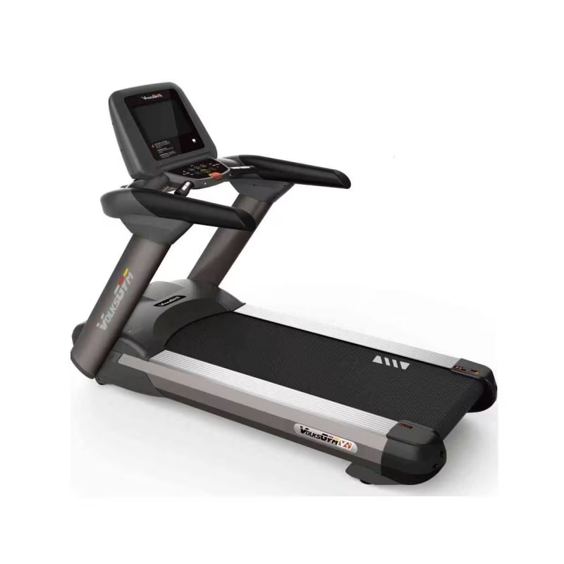 motorized commercial treadmill with lcd v9+