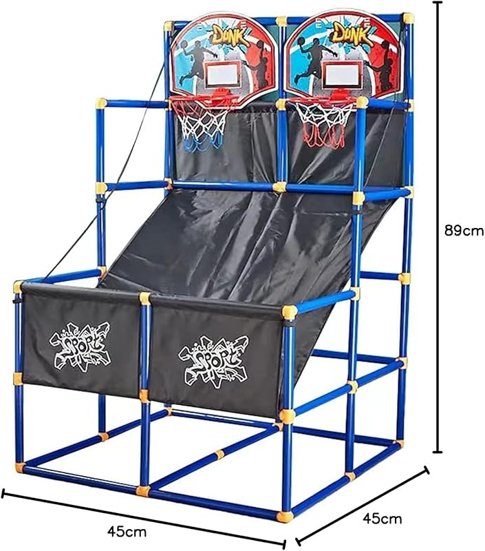 double basketball hoop arcade game
