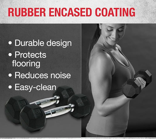 6kg Hex Dumbbells (Pair)