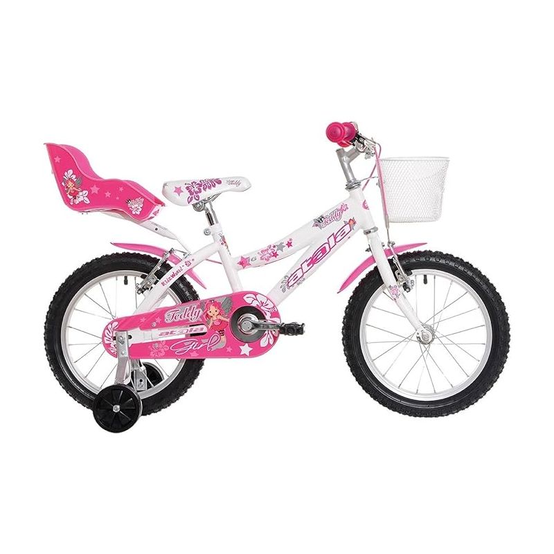 ATALA BICYCLE TEDDY GIRL-16 WHT/ROS 25 0115205600