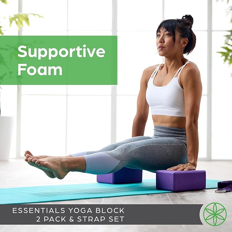 Premium Yoga Block Set (Orange)