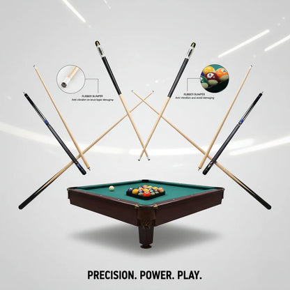 Professional Billiard Cue Stick for Pool and Snooker – Durable Wooden Cue for Accurate Shots – Ideal for Home, Club & Tournament Use
