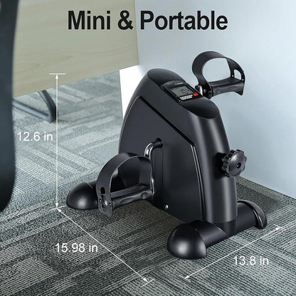 Under Desk Mini Exercise Bike with Digital Display