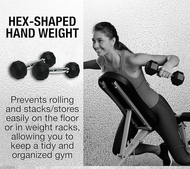 3kg hex dumbbells (pair)