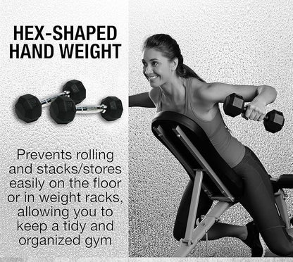 9kg Hex Dumbbells (Pair)