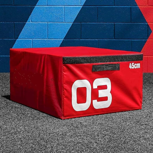 4-in-1 Soft Foam Plyometric Jump Box (15cm- 60cm)