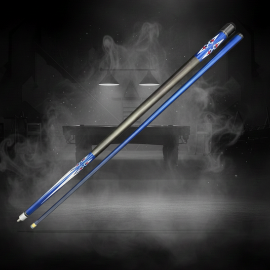 2-Piece 58 Inch13 mm Carbon Fibre Billiard Pool Cue Composite Pool Cue Sticks Set | Ideal for All Surfaces, Kids & Adults | Match-Ready | Includes Pump & Needle | Durable & Long-Lasting Performance