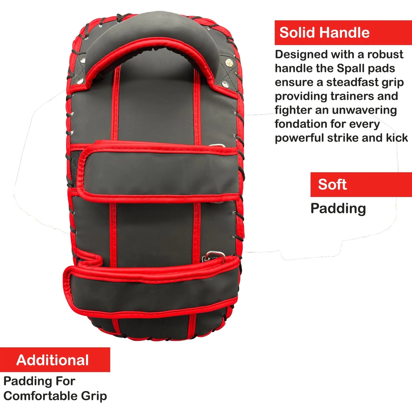 arm mitt kick boxing gold red white(si-1583) | ideal for all surfaces, kids & adults | match-ready | includes pump & needle | durable & long-lasting performance