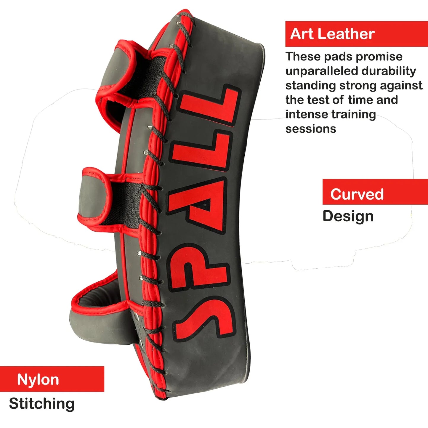 arm mitt kick boxing gold red white(si-1583) | ideal for all surfaces, kids & adults | match-ready | includes pump & needle | durable & long-lasting performance