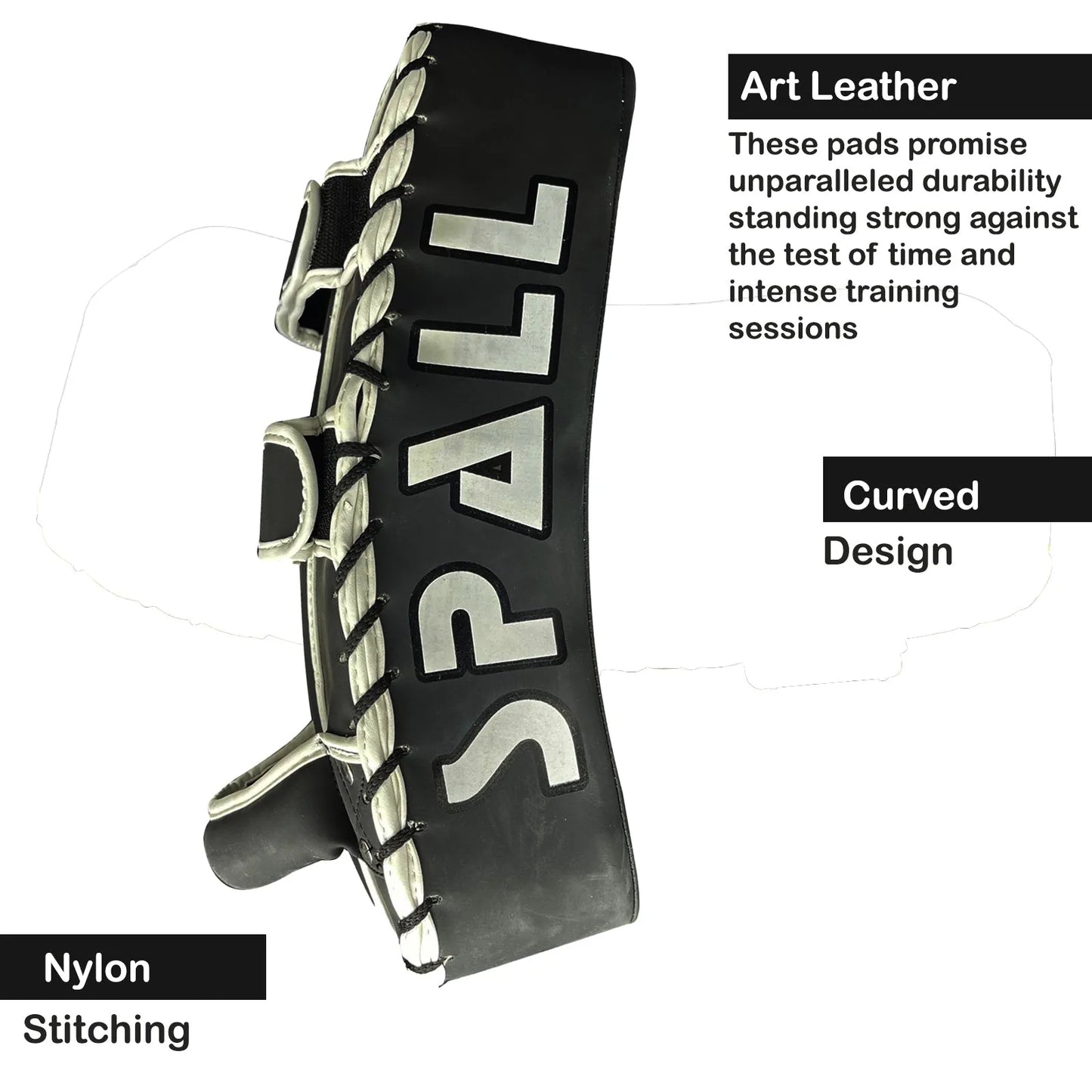 arm mitt kick boxing gold red white(si-1583) | ideal for all surfaces, kids & adults | match-ready | includes pump & needle | durable & long-lasting performance