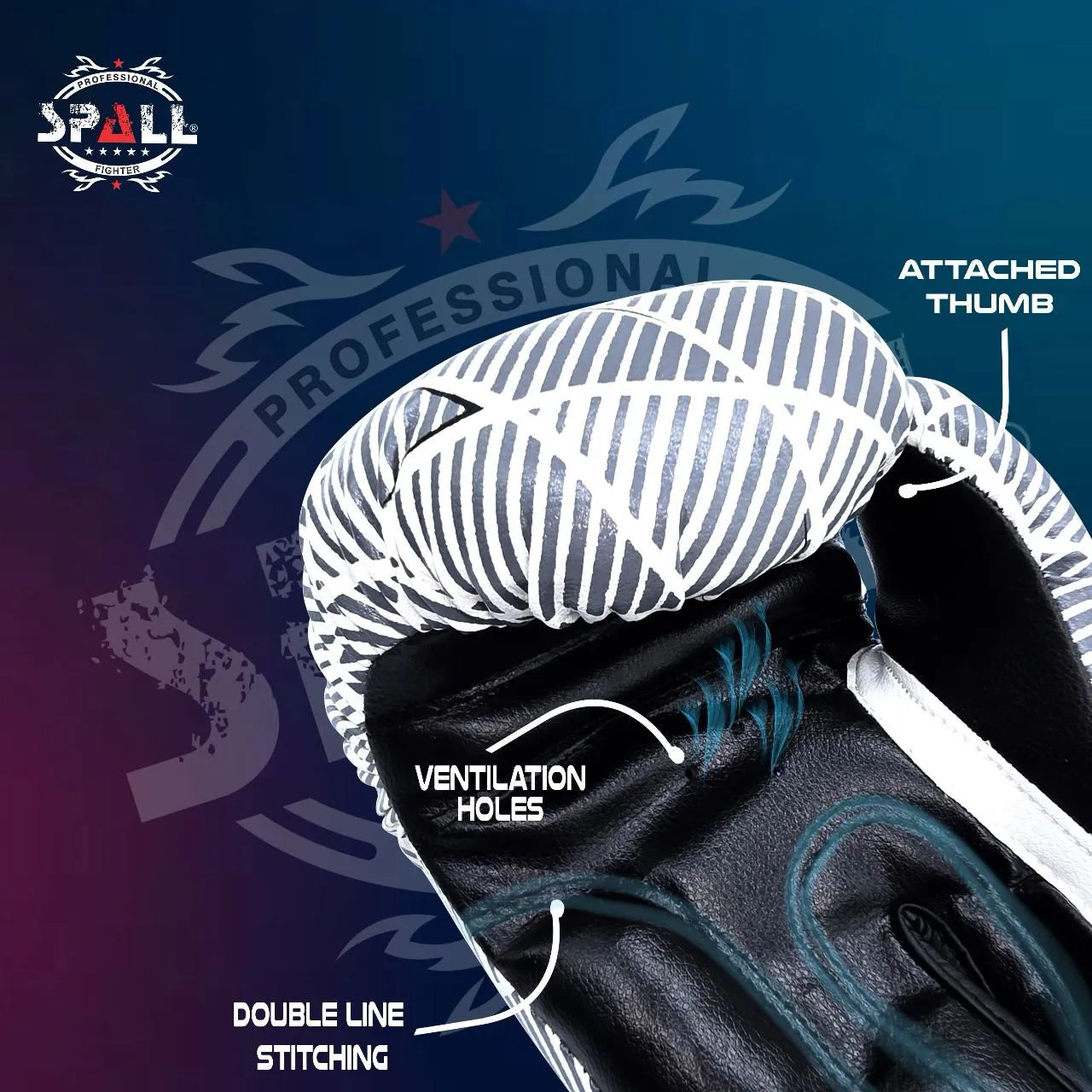 Professional Boxing Gloves For Strong Punches Sparring And Kickboxing Fighting Punch Bag Workout Muay Thai And Training(SI-1490) | Ideal for All Surfaces, Kids & Adults | Match-Ready | Includes Pump & Needle