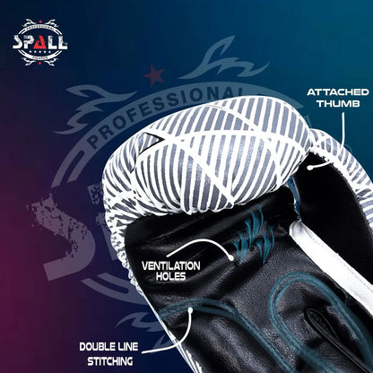 Professional Boxing Gloves For Strong Punches Sparring And Kickboxing Fighting Punch Bag Workout Muay Thai And Training(SI-1490) | Ideal for All Surfaces, Kids & Adults | Match-Ready | Includes Pump & Needle